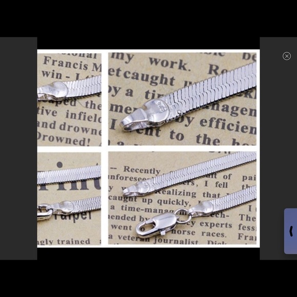 Last 1 Silver snake like necklace 😍🌻🎁 - Picture 3 of 5
